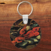 Stilleven Mosselen en Garnalen door Vincent van Go Sleutelhanger (Voorkant)