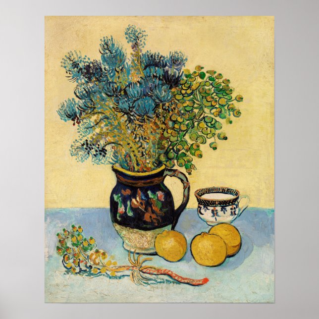 Stilleven (Natuur morte) (1888) van Vincent (Voorkant)