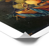 Stilleven (olie op het paneel) poster (Hoek)