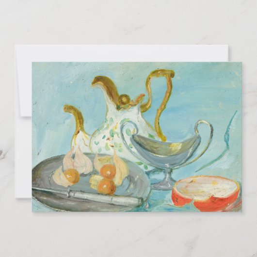 Stilleven op een blauwe achtergrond | Tadeusz Mako (Voorkant)