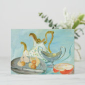 Stilleven op een blauwe achtergrond | Tadeusz Mako (Staand voorkant)