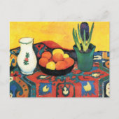 Stilleven Paarse Hyacint August Macke Briefkaart (Voorkant)