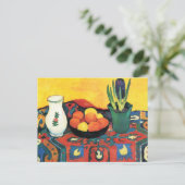 Stilleven Paarse Hyacint August Macke Briefkaart (Staand voorkant)