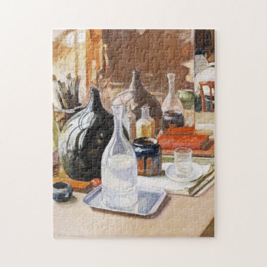 Stilleven, Pekka Halonen, Kunst Legpuzzel (Verticaal)