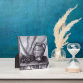 Stilleven potlood tekening 5.25 x 5.25 met Ezel Fotoplaat (Insitu)