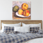 Stilleven Quince, Appels, Peren door Paul Cezanne Canvas Afdruk (Insitu (Slaapkamer))