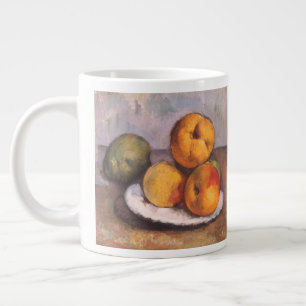 Stilleven Quince, Appels, Peren door Paul Cezanne Grote Koffiekop