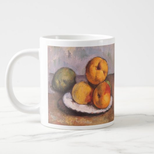 Stilleven Quince, Appels, Peren door Paul Cezanne Grote Koffiekop (Links)