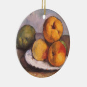 Stilleven Quince, Appels, Peren door Paul Cezanne Keramisch Ornament (Rechts)