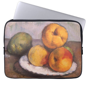 Stilleven Quince, Appels, Peren door Paul Cezanne Laptop Sleeve