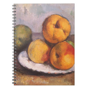 Stilleven Quince, Appels, Peren door Paul Cezanne Notitieboek