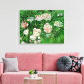 Stilleven: Roze rozen door Vincent van Gogh Canvas Afdruk (Insitu (Woonkamer))