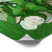 Stilleven: Roze Rozen door Vincent van Gogh Poster (Hoek)
