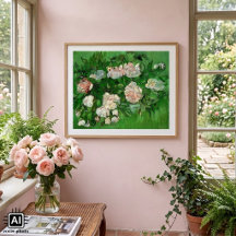 Stilleven: Roze Rozen door Vincent van Gogh