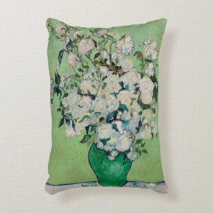 Stilleven Rozen in een vaas door Vincent van Gogh Accent Kussen