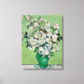 Stilleven Rozen in een Vaas door Vincent van Gogh Canvas Afdruk (Voorkant)