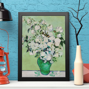 Stilleven Rozen in een vaas door Vincent van Gogh Poster