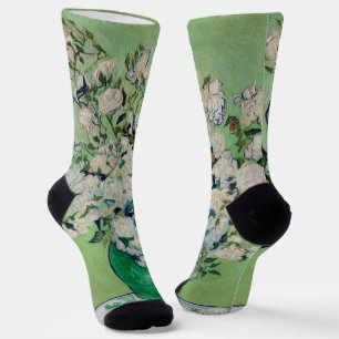 Stilleven Rozen in een vaas door Vincent van Gogh Sokken