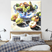 *~* Stilleven SC6 Fruit Art Gift Crystal Bowl Canvas Afdruk (Insitu (Slaapkamer))