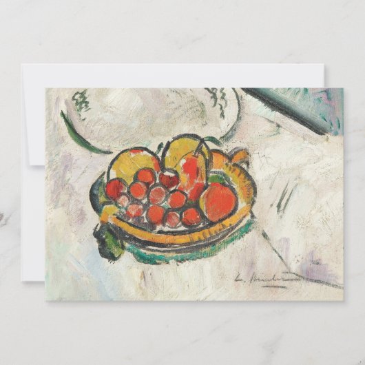 Stilleven schaal van fruit | George Leslie Hunter (Voorkant)