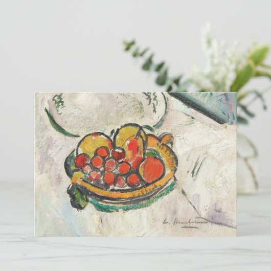 Stilleven schaal van fruit | George Leslie Hunter (Staand voorkant)