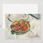 Stilleven schaal van fruit | George Leslie Hunter (Voorkant / Achterkant)