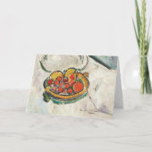 Stilleven schaal van fruit | George Leslie Hunter Kaart (Voorkant)