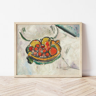 Stilleven schaal van fruit   George Leslie Hunter Poster