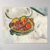 Stilleven schaal van fruit | George Leslie Hunter Poster (Voorkant)