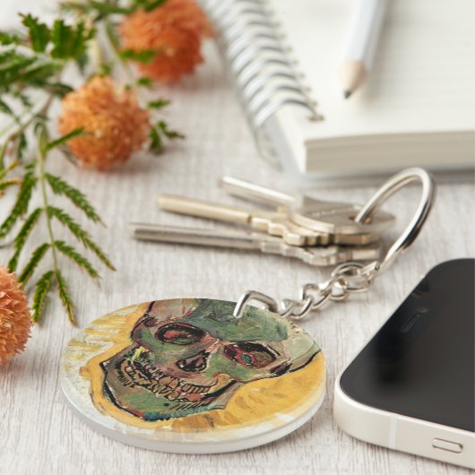 Stilleven Schedel door Vincent van Gogh Sleutelhanger (Voorkant Rechts)