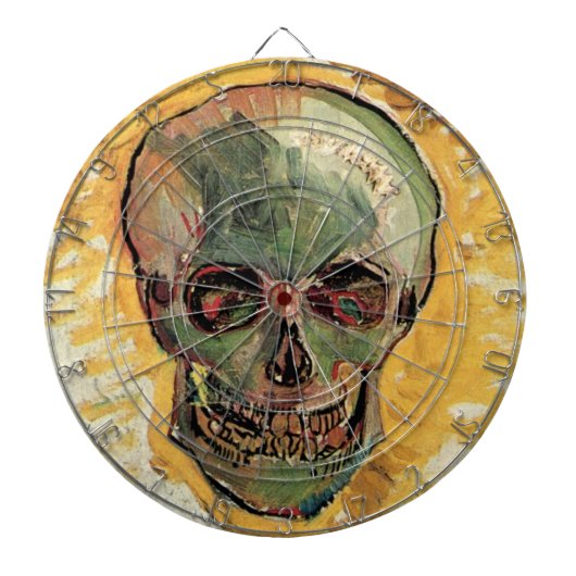 Stilleven Schedel van Vincent van Gogh Dartbord (Voorkant)