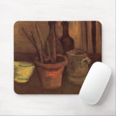 Stilleven Schilderkwasten in Pot door Vincent van Muismat (Met muis)