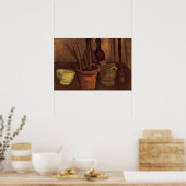 Stilleven Schilderkwasten in Pot door Vincent van Poster (Keuken)