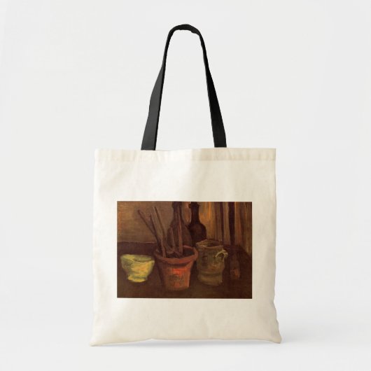 Stilleven Schilderkwasten in Pot door Vincent van  Tote Bag (Voorkant)