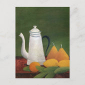 Stilleven Theepot Fruit Henri Rousseau Briefkaart (Voorkant)