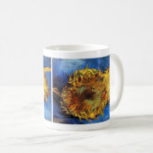 Stilleven Twee Afgesneden Zonnebloemen door Vincen Koffiemok (Voorkant rechts)