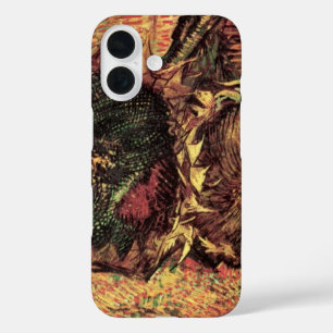 Stilleven Twee Gesneden Zonnebloemen door Vincent  iPhone 16 Hoesje