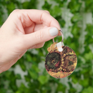 Stilleven Twee Gesneden Zonnebloemen door Vincent  Sleutelhanger