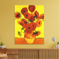 Stilleven vaas met 15 zonnebloemen Vincent van Gog