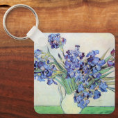 Stilleven vaas met irissen door Vincent van Gogh Sleutelhanger (Voorkant)