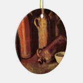 Stilleven van 4 stenen flessen door Vincent van Go Keramisch Ornament (Rechts)