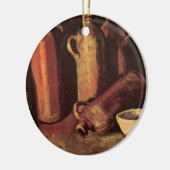 Stilleven van 4 stenen flessen door Vincent van Go Keramisch Ornament (Links)