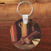 Stilleven van 4 stenen flessen door Vincent van Go Sleutelhanger (Voorkant)