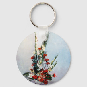 Stilleven van bloemen sleutelhanger