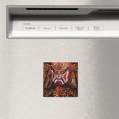 Stilleven van Chinese maskerdecoratie Magneet (Insitu (Vaatwasser))