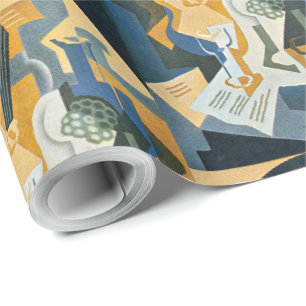 Stilleven van Juan Gris met fruitschaal en mandoli Cadeaupapier