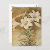 Stilleven van paaslelies | John La Farge Briefkaart (Voorkant / Achterkant)