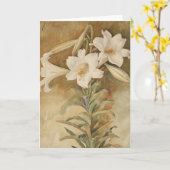 Stilleven van paaslelies | John La Farge Kaart (Gele Bloem)