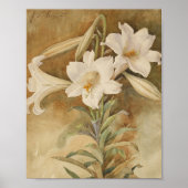 Stilleven van paaslelies | John La Farge Poster (Voorkant)
