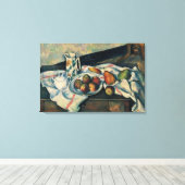 Stilleven van perziken en peren, 1888-90 canvas afdruk (Insitu (Houten vloer))